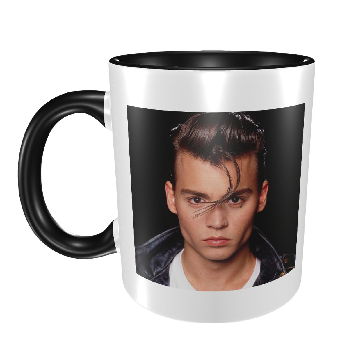 Young Tea Coffee - Zabawny kubek ceramiczny z młodym Johnny'm