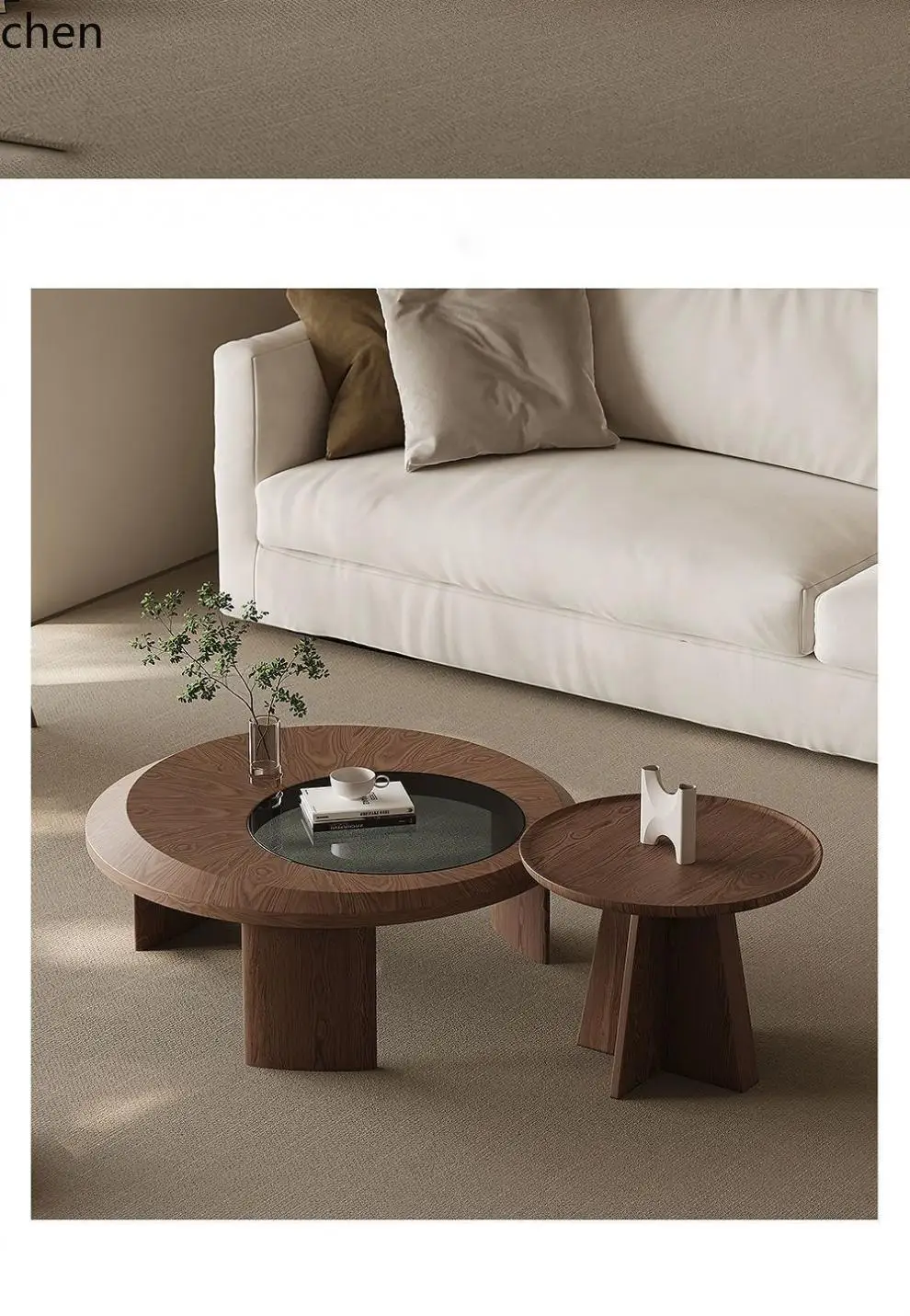Tea & Coffee Quận 1 - b11-7.2 Stolik do herbaty z orzecha
