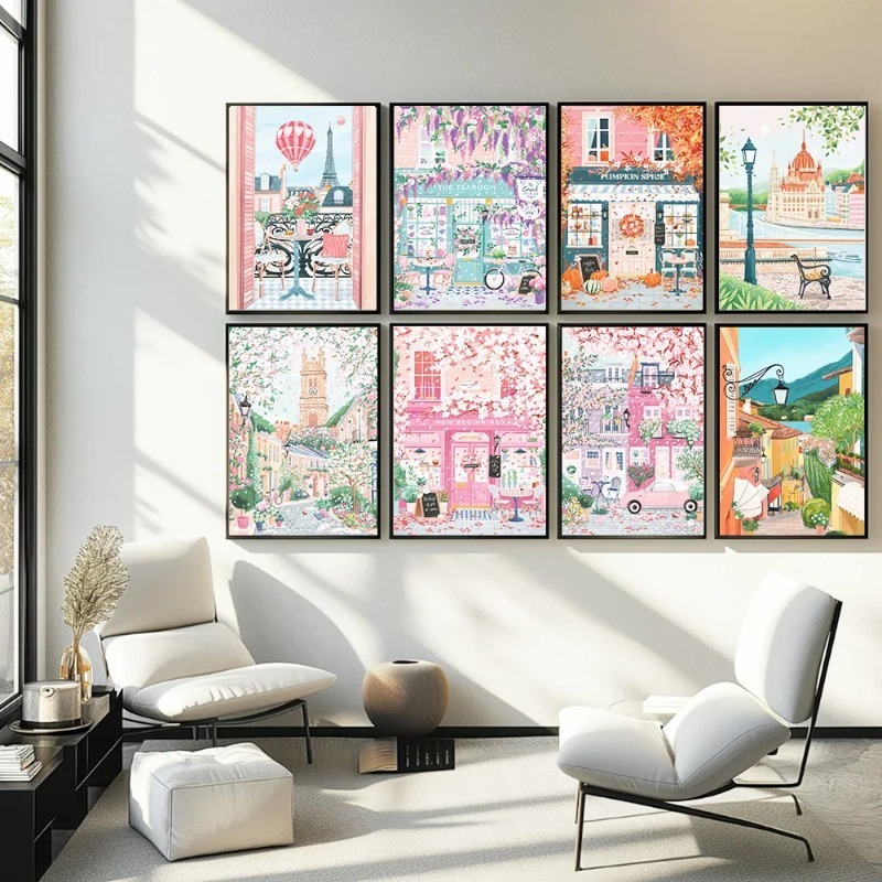 Paryż Londyn Węgry Plakat Podr – Coffee Tea Home recenzja i cena