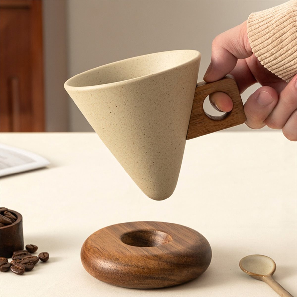 Ceramiczny kubek do kawy i zes – Coffee & Tea Phúc Long recenzja i cena