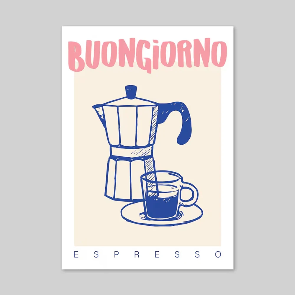 Nowoczesna kawa Espresso Wall  – Coffee Tea Drinks recenzja i cena