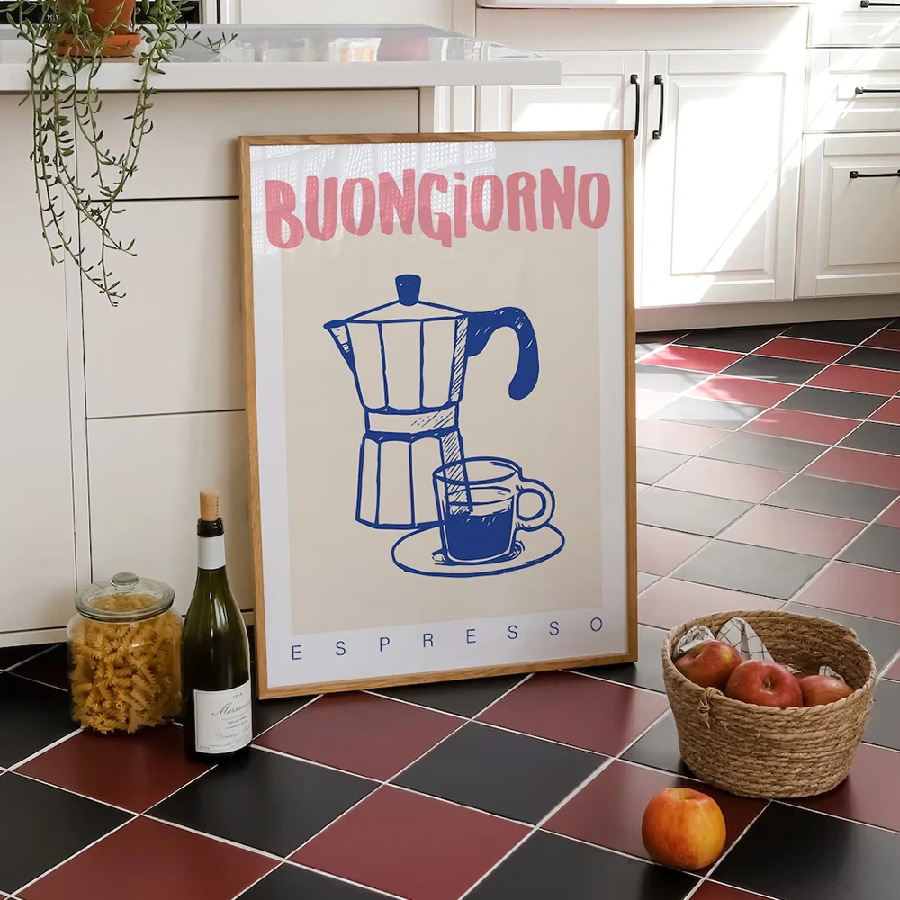 Nowoczesna kawa Espresso Wall  – Coffee Tea Drinks recenzja i cena