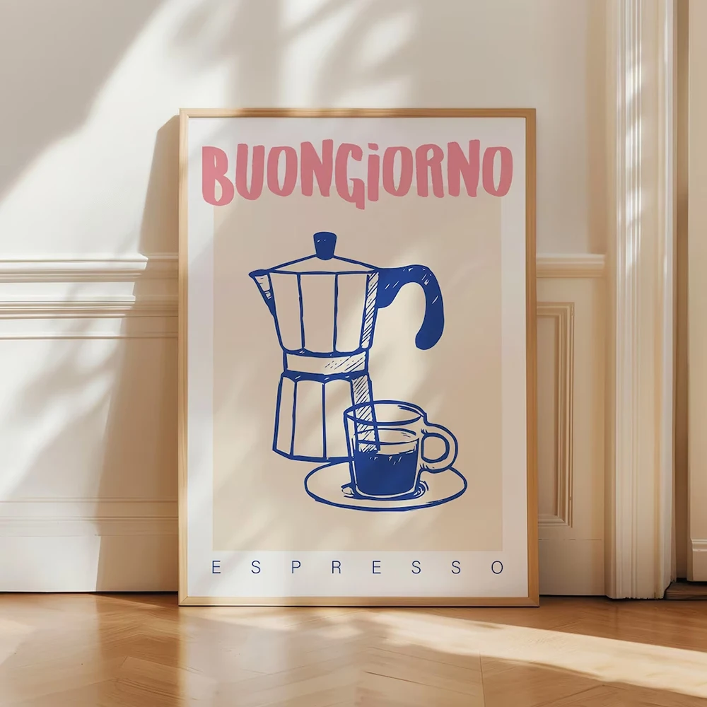 Nowoczesna kawa Espresso Wall  – Coffee Tea Drinks recenzja i cena