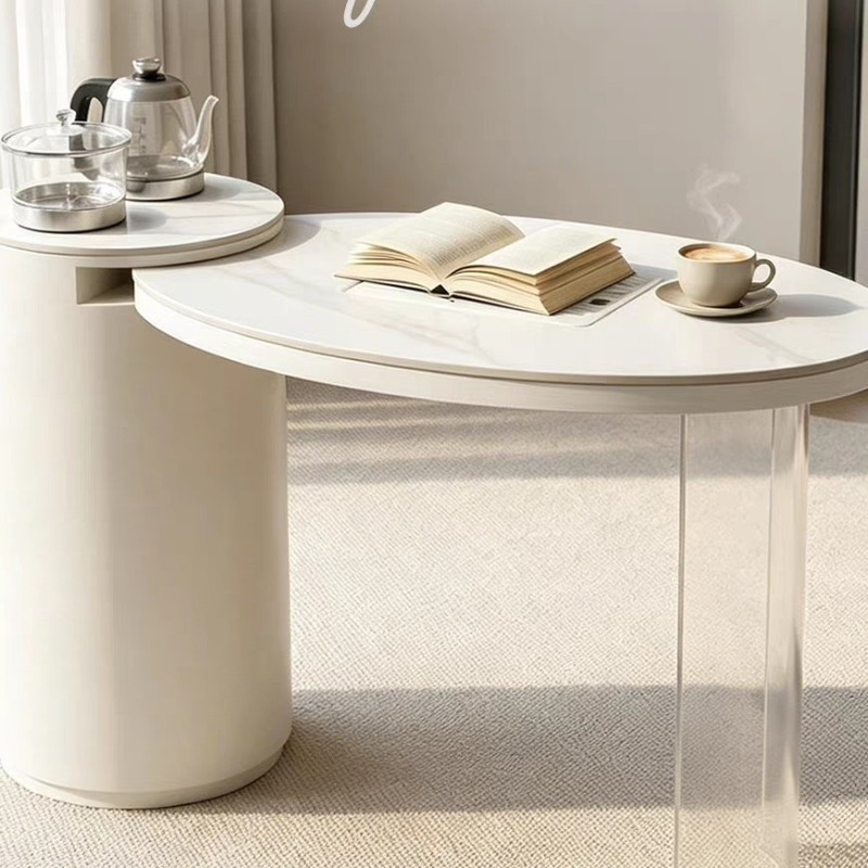 Nowy biurko do biura, kremowy, – Young Tea Coffee recenzja i cena