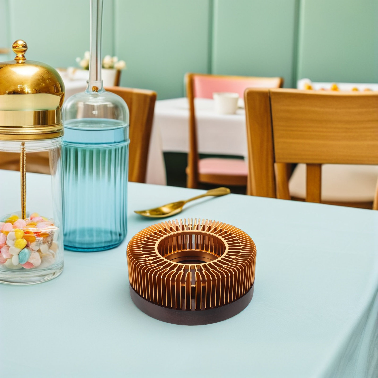 Złoty podgrzewacz do czajnika, – Coffee Tea Home recenzja i cena